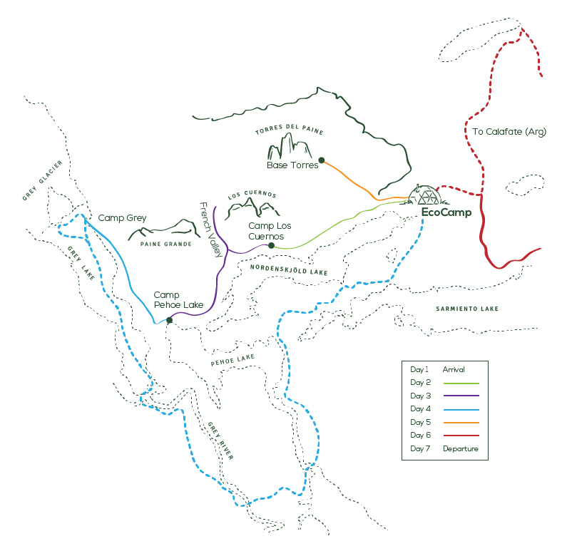 mapa 7day w trek