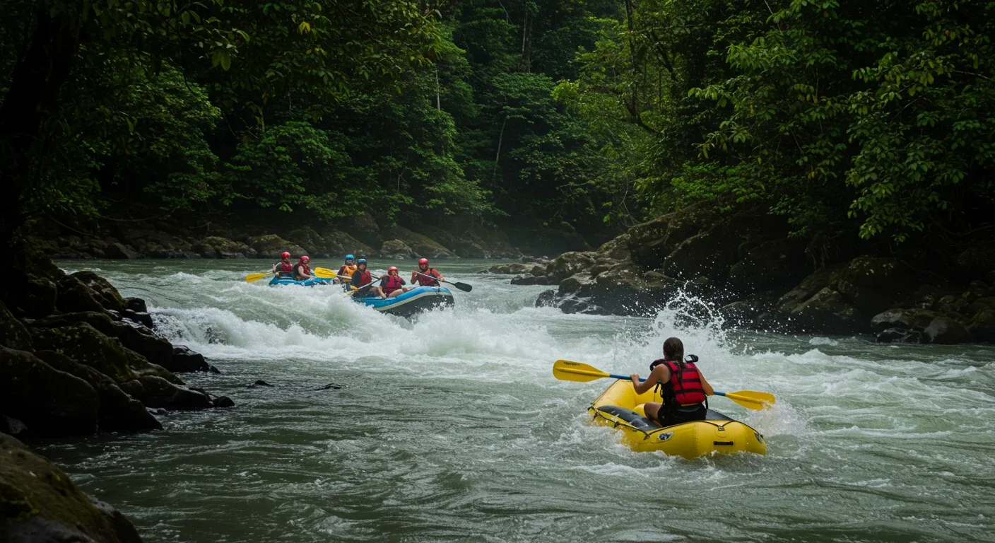 Hidden Spots of the Costa Rica Pacific Coast Rio Savegre Whitewater Rafting