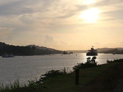 sunset-over-the-panama-canal-3 sunset over the panama canal 3