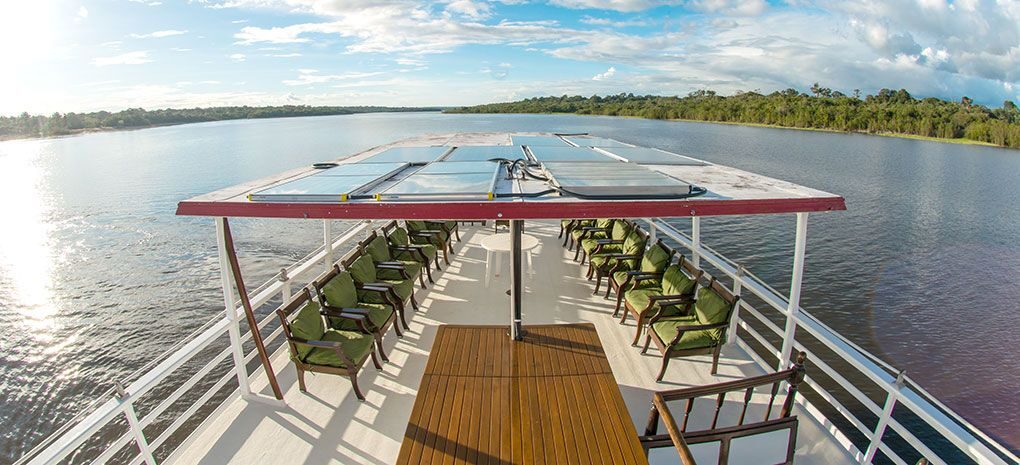 Tucano Amazon River Cruise Observation Deck Tucano Amazon River Cruise Observation Deck