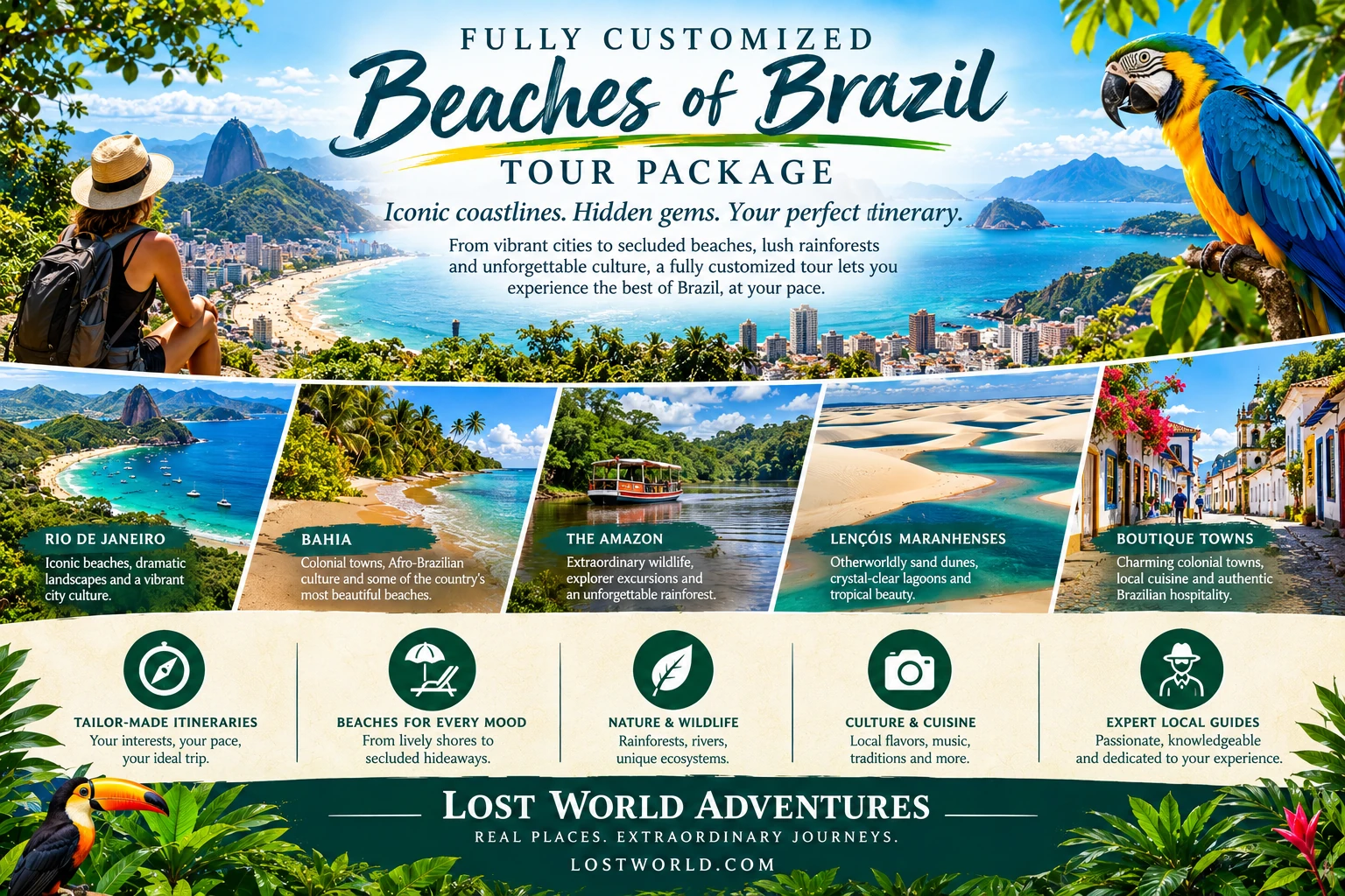 Fully Customized Beaches of Brazil Experience Brazil Beaches Tailored Tropical Adventures