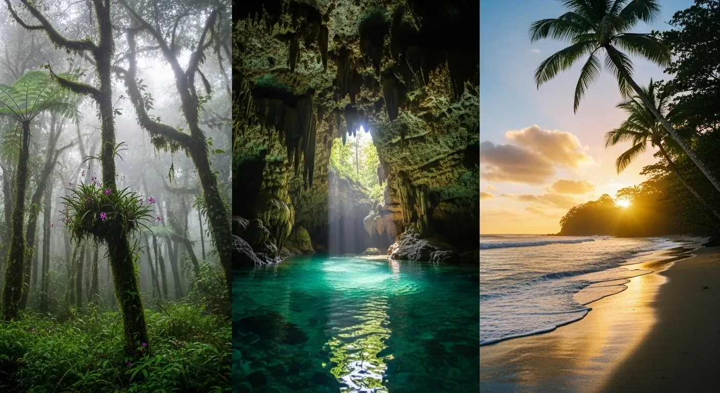 Costa Rica Forests Caves and Beach Adventure Trip
