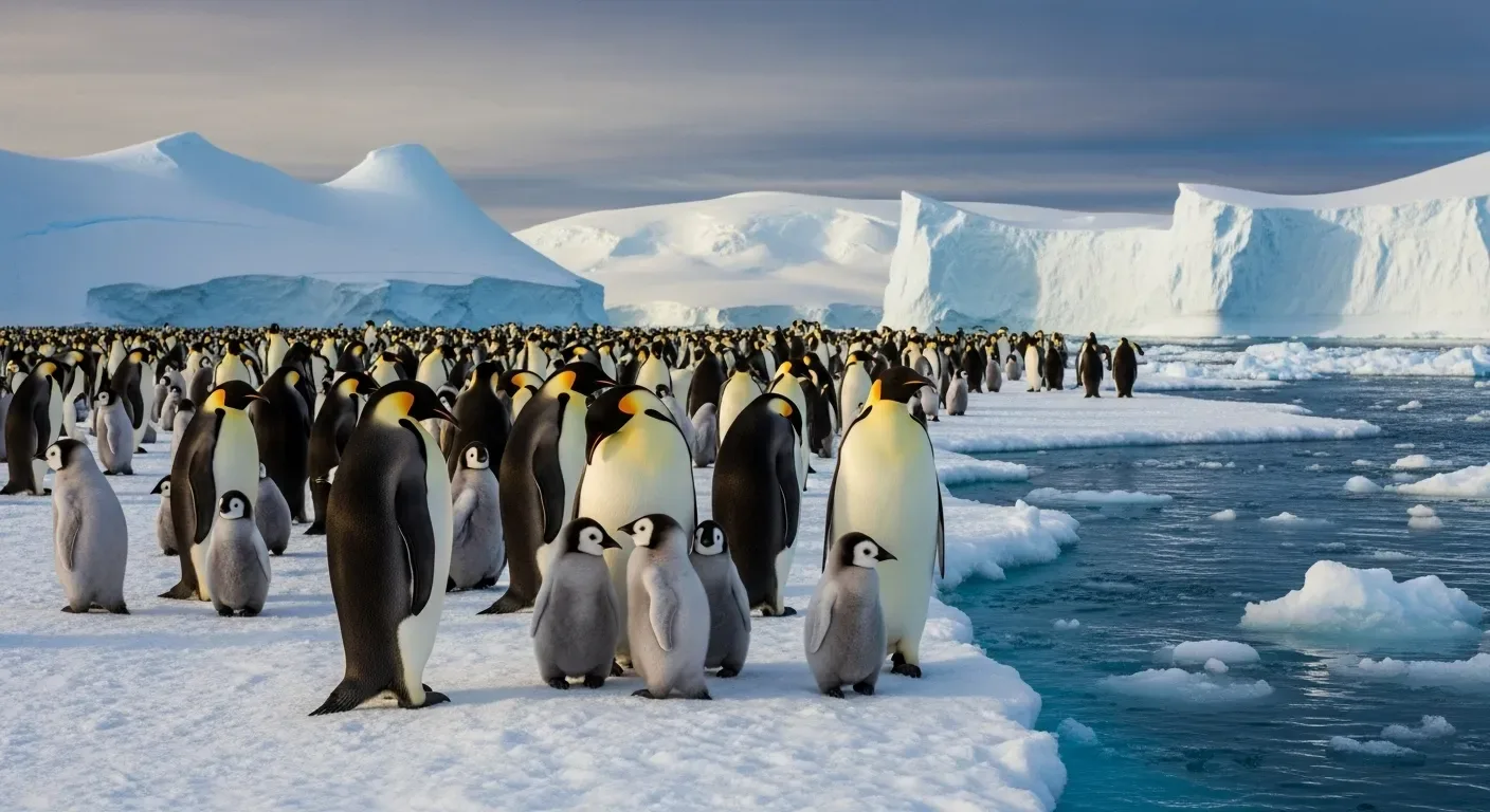 Emperor Penguins near Snow Hill Island