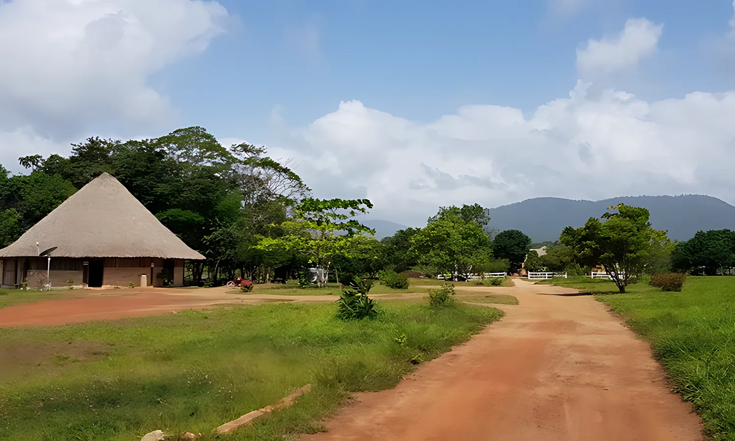 entrance to surama eco lodge