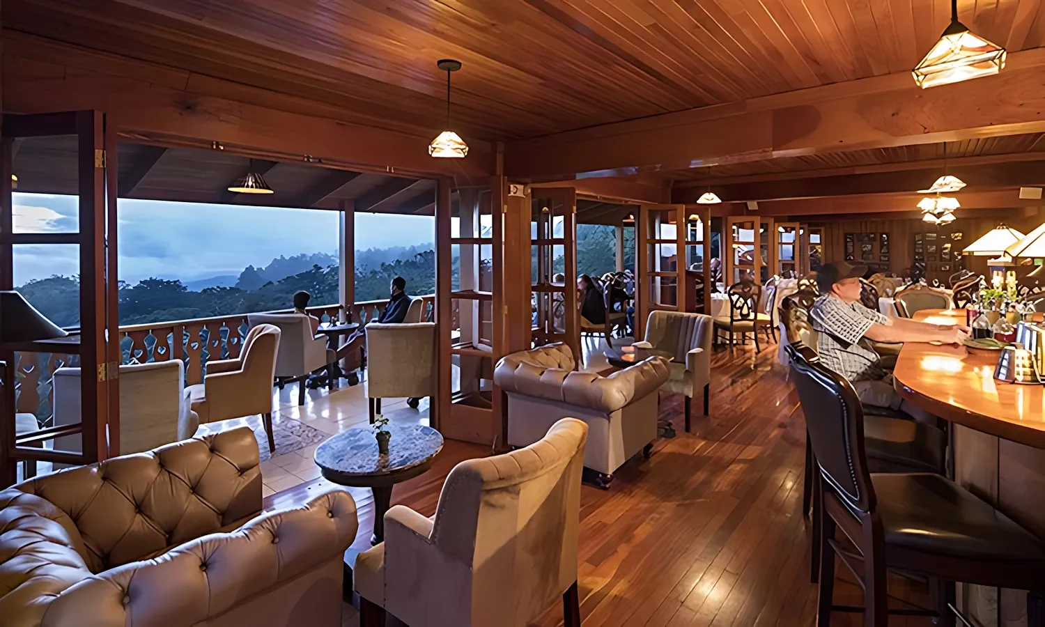 Hotel Belmar - Monteverde Reserve, Costa Rica first impression sunset