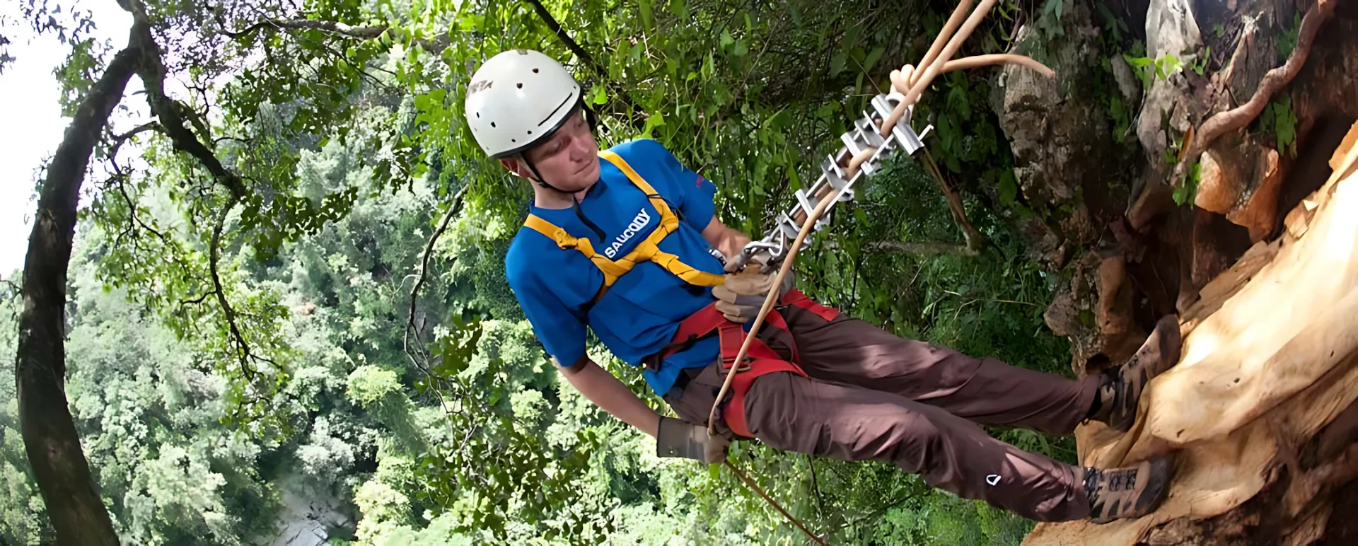 rappelling header